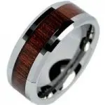 Tungsten Wood Ring